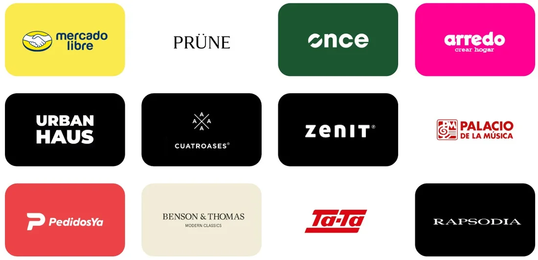 Comercios donde usar las gift cards